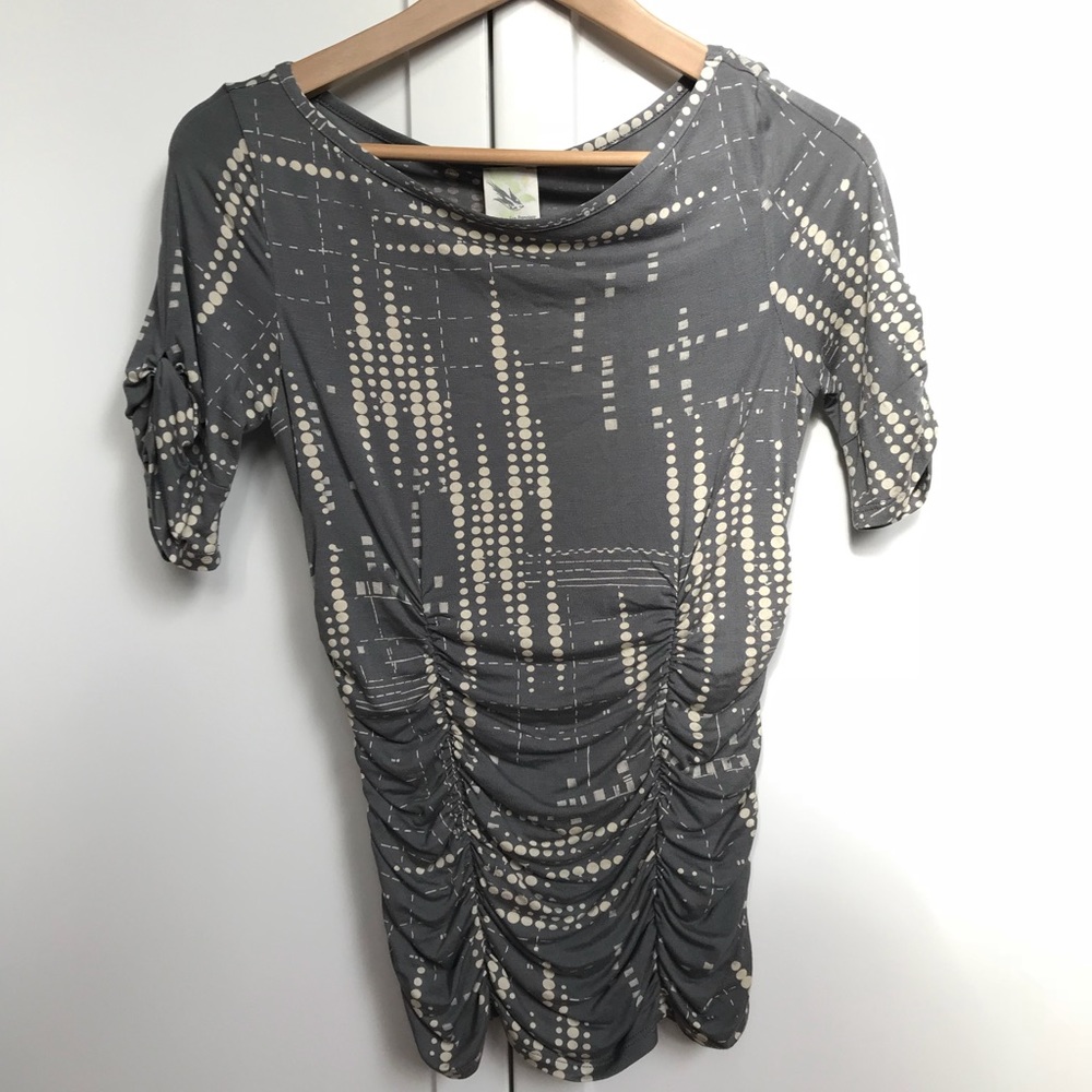 Anthropologie Ruched T-shirt
